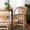 Baxton Studio Murai Modern Bohemian Natural Brown Rattan Counter Stool 212-12816-ZORO - alternate 1